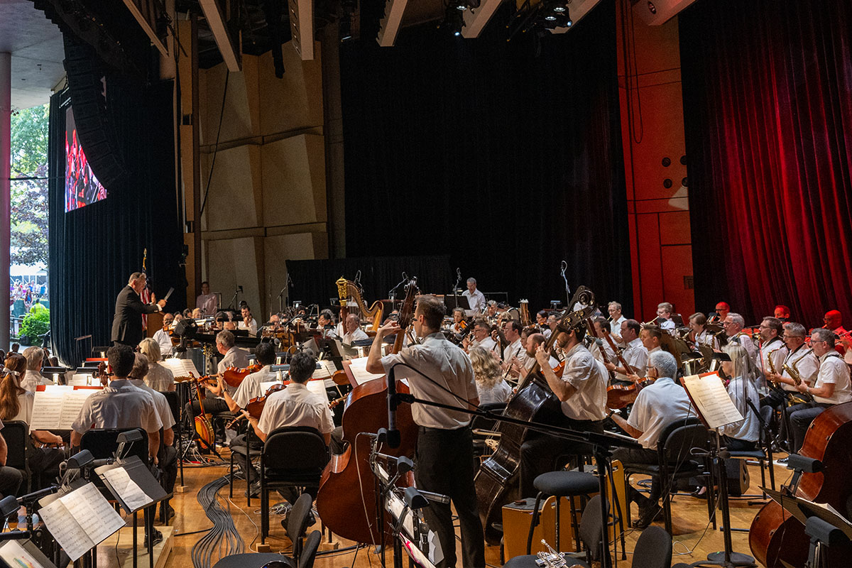 The Chicago Symphony Orchestra at the 2024 Ravinia Gala