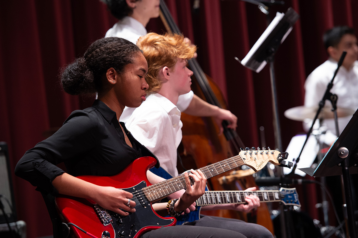 carousel of images showing off the 2023 music matters hosted at ravinia